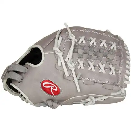 Rawlings R9 12.5" Fastpitch Softball Glove: R9SB125-18G-3/0 - Image 3