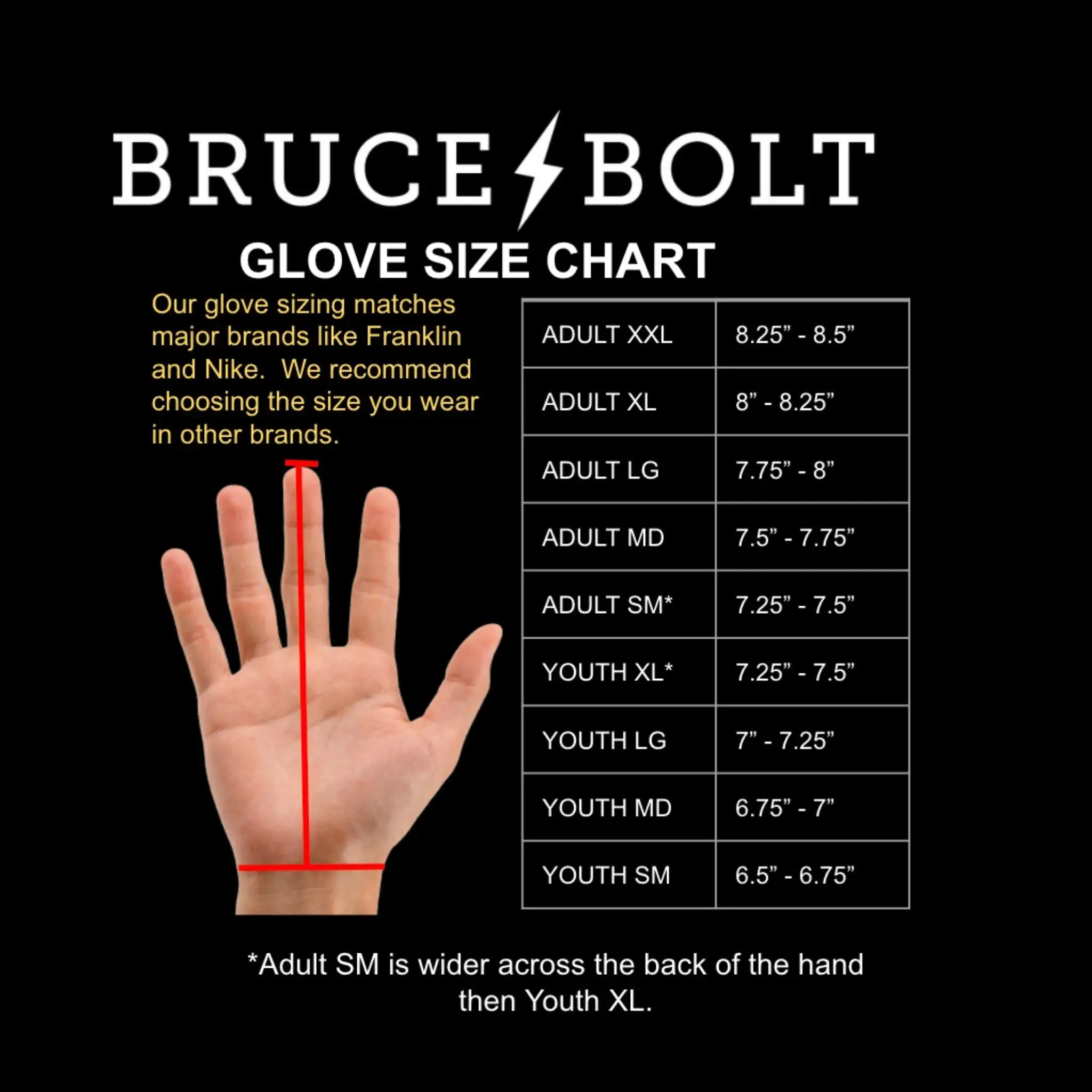 Bruce Bolt PREMIUM PRO Long Cuff Batting Gloves: White - Image 2
