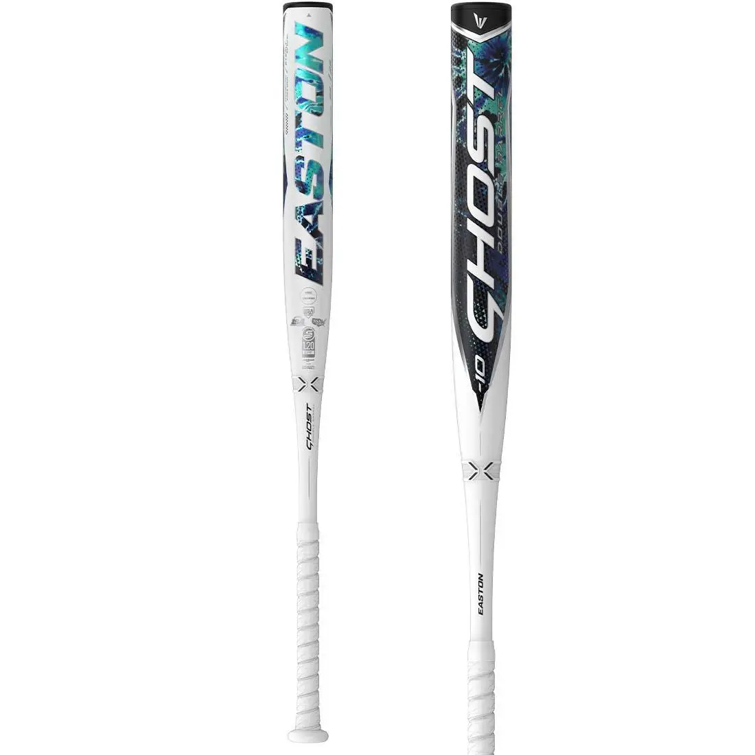 2022 Easton Ghost TIE DYE Double Barrel (-10) Fastpitch Softball Bat: FP22GHT10