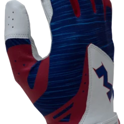 2018 Miken Pro Red White And Blue Batting Gloves: MBGL18-RWB