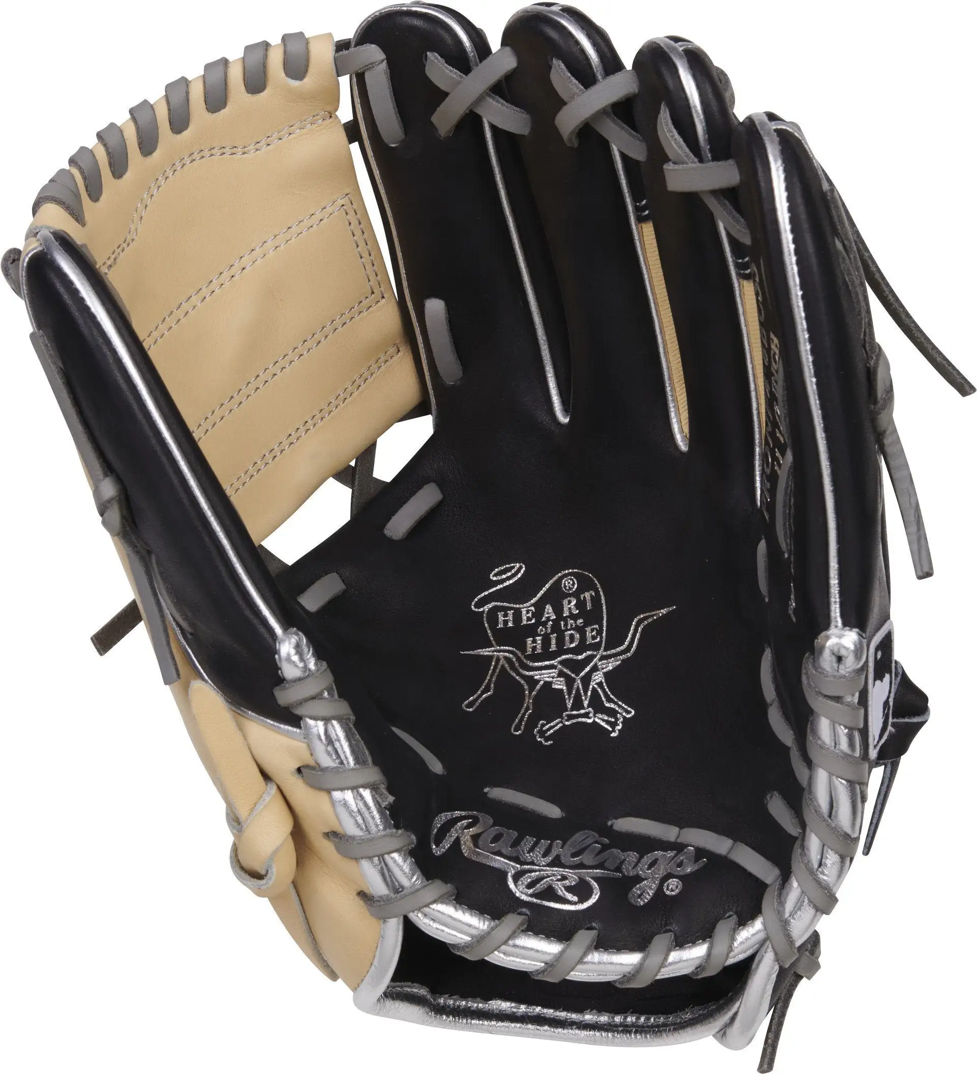 Rawlings Heart Of The Hide 11.5" Infield Baseball Glove: PRONP4-8BCSS - Image 2