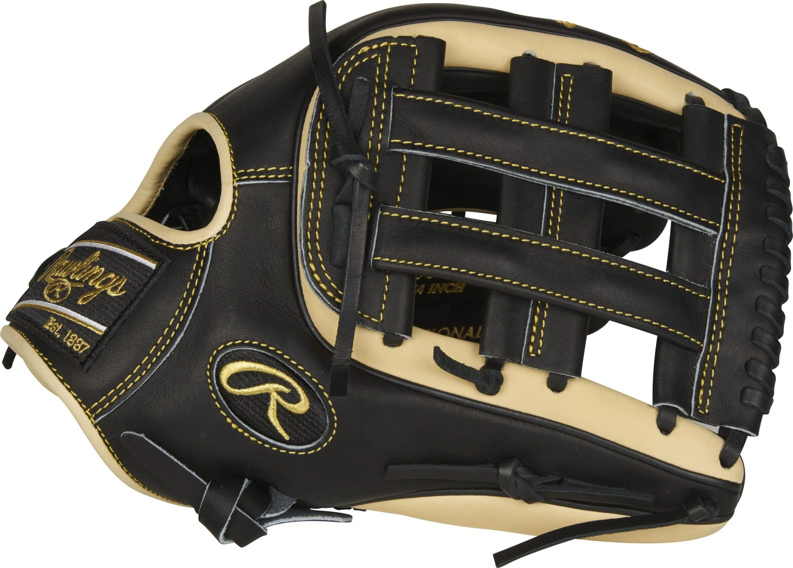 Rawlings Heart Of The Hide R2G 12.75" Outfield Baseball Glove: PROR3319-6BC - Image 3