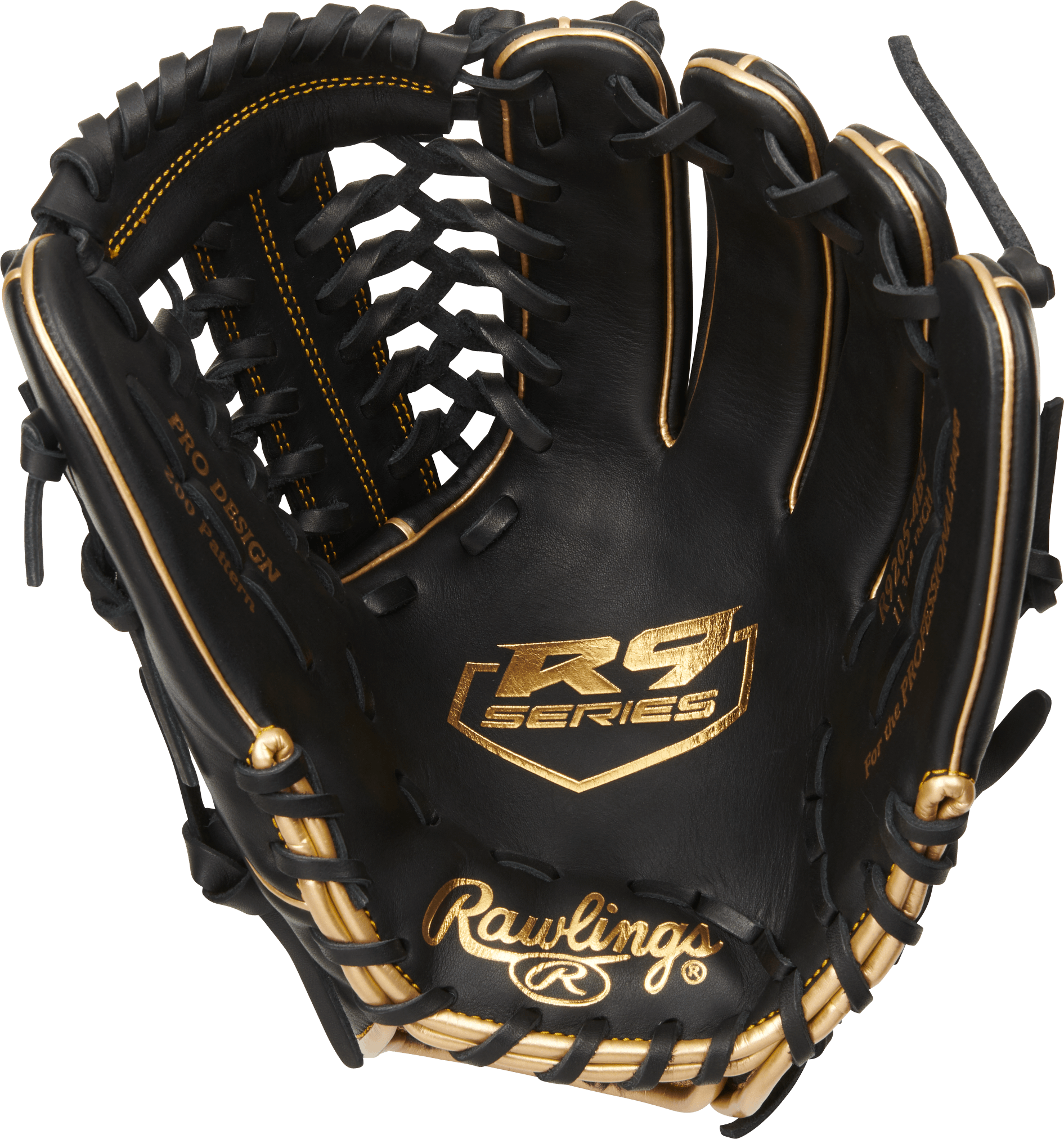 Rawlings R9 11.75" Infield/Pitcher's Baseball Glove: R9205-4BG - Image 2