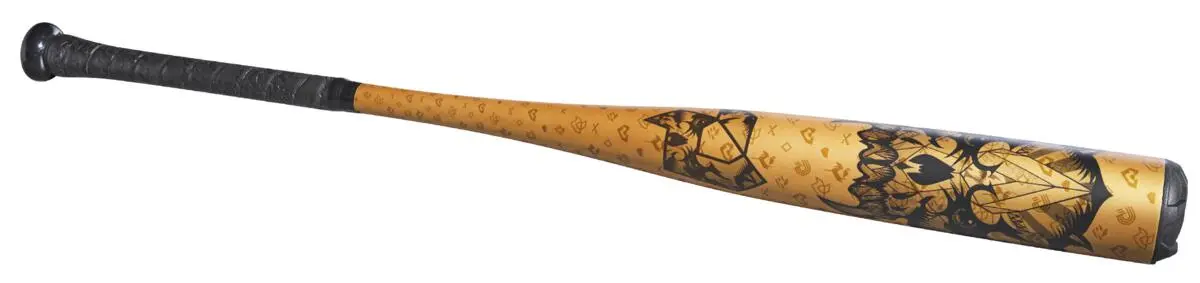 2023 DeMarini Voodoo One Gold BBCOR (-3) Baseball Bat: WBD2352010 - Image 9