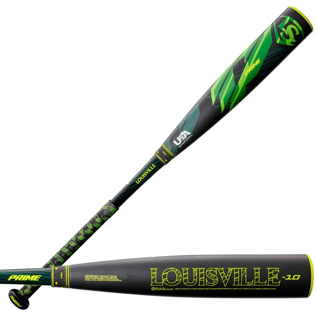 2022 Louisville Slugger Prime (-10) USA Baseball Bat: WBL2536010 - Image 2