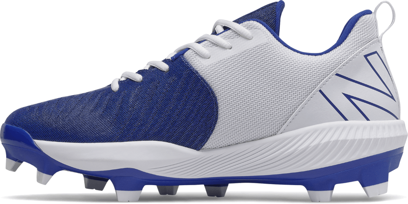 New Balance Men's PL4040V6 Baseball And Softball Molded Cleat: Royal / White - Image 3