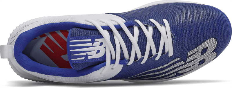 New Balance Men's PL4040V6 Baseball And Softball Molded Cleat: Royal / White - Image 4