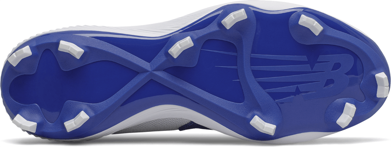 New Balance Men's PL4040V6 Baseball And Softball Molded Cleat: Royal / White - Image 5