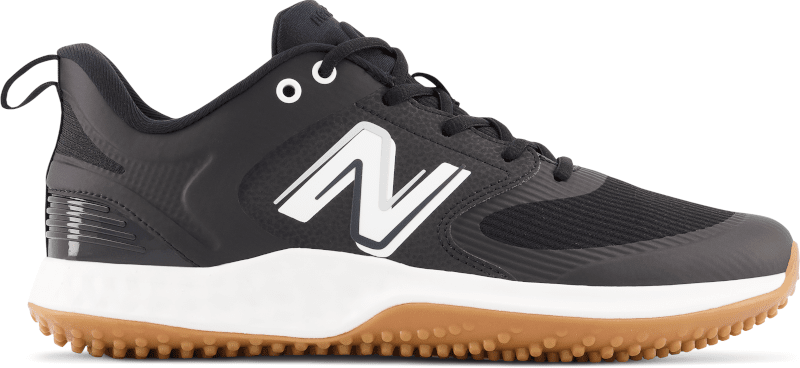 New Balance Fresh Foam 3000 V6 (Black & White Gum Sole) Turf Trainer: T3000BK6