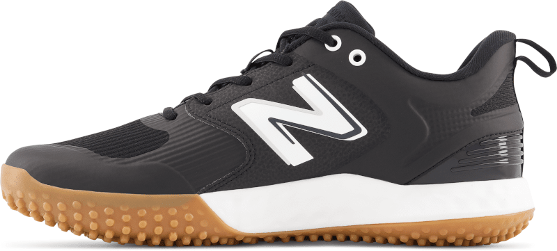 New Balance Fresh Foam 3000 V6 (Black & White Gum Sole) Turf Trainer: T3000BK6 - Image 3