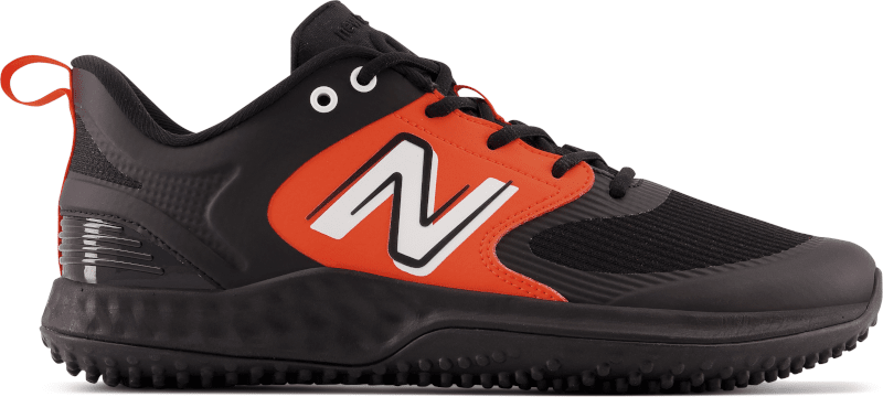 New Balance Fresh Foam 3000 V6 (Black & Orange) Turf Trainer: T3000BO6