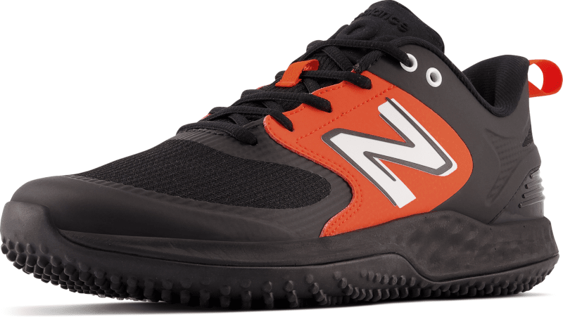 New Balance Fresh Foam 3000 V6 (Black & Orange) Turf Trainer: T3000BO6 - Image 4