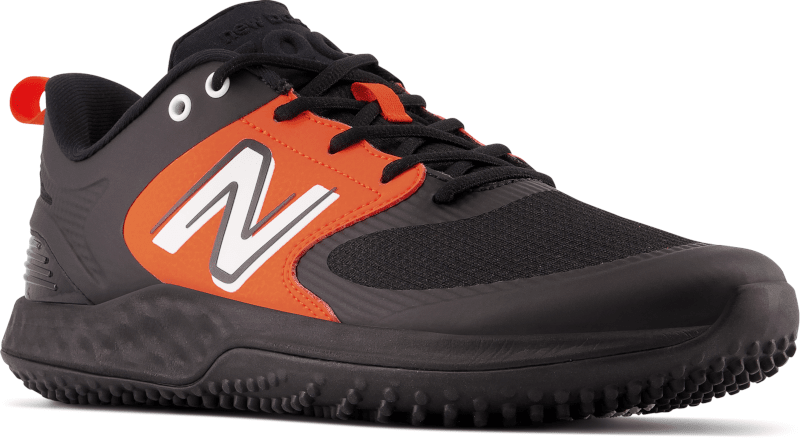 New Balance Fresh Foam 3000 V6 (Black & Orange) Turf Trainer: T3000BO6 - Image 2