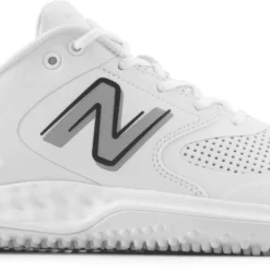 New Balance Fresh Foam 3000 V6 (White & White) Turf Trainer: T3000SW6