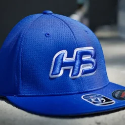 HB Sports Headbanger Sports Exclusive I8508 Flexfit Aerated Performance Hat: Royal / Royal