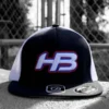 HB Sports Headbanger Sports I8501 Cap America Flexfit Performance Trucker Mesh Back Hat: Black / White / RWB