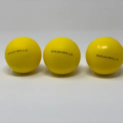 One Dozen (12) SMUSHBALLS The Ultimate Indoor & Outdoor Batting Practice Ball: Yellow