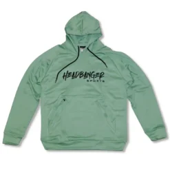 HB Sports Inc. Headbanger Sports Performance Fleece Line Hoodie W/ Kangaroo Pocket: Seafoam Green