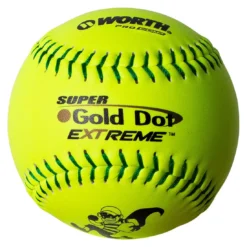 Worth 12" Super Gold Dot ISA Slowpitch Softballs (Dozen): IS44CY