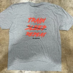 HB Sports Inc. HB Lifestyle Active Wear Men's T-Shirt: Train Sleep Repeat